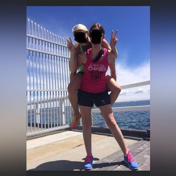 Lorna Jane pink tank size L - Picture 4 of 6